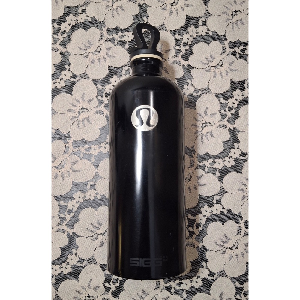 Lululemon x SIGG 1L aluminum reusable sport water bottle In Black